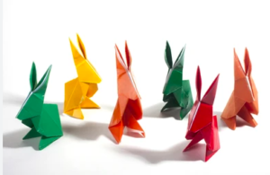 origami bunnies